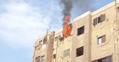 الحماية المدنية تسيطر على حريق شقة سكنية فى منشأة ناصر دون إصابات