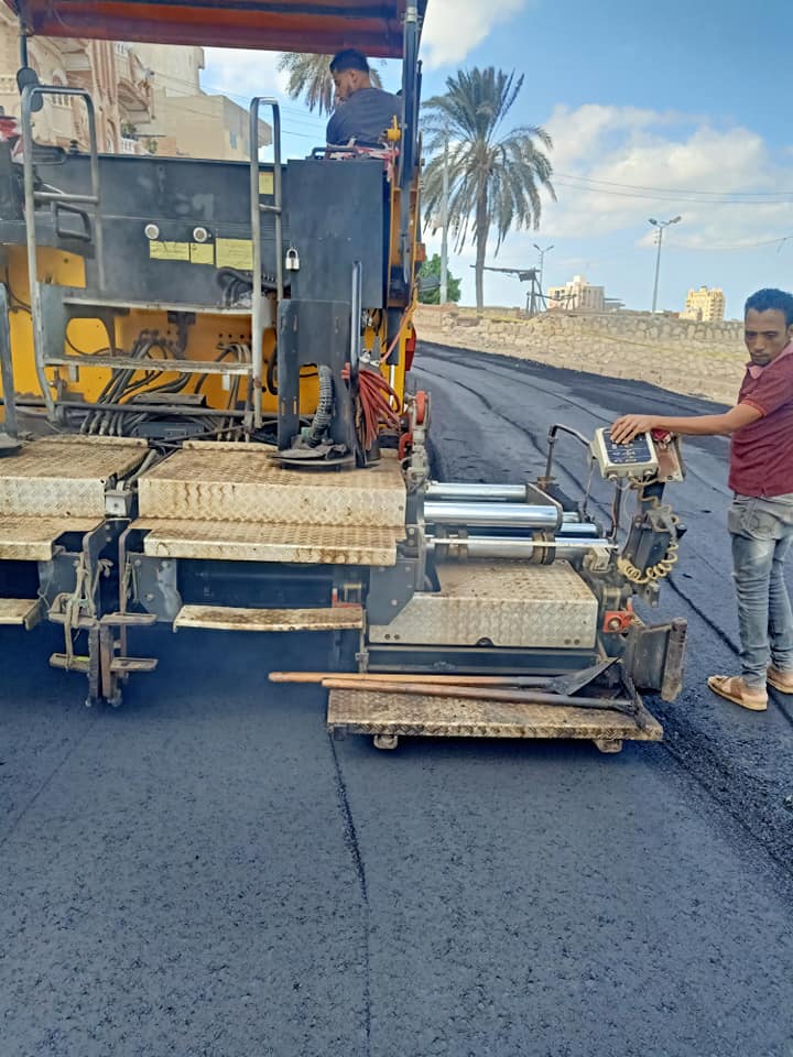 متابعة اعمال الرصف ببلطيم متابعة اعمال الرصف ببلطيم