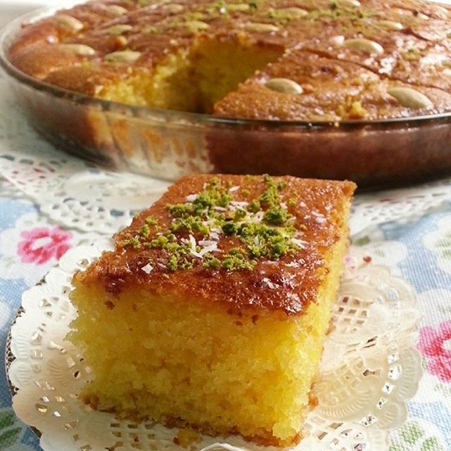 كيكة السميد الحلوى كيكة السميد الحلوى