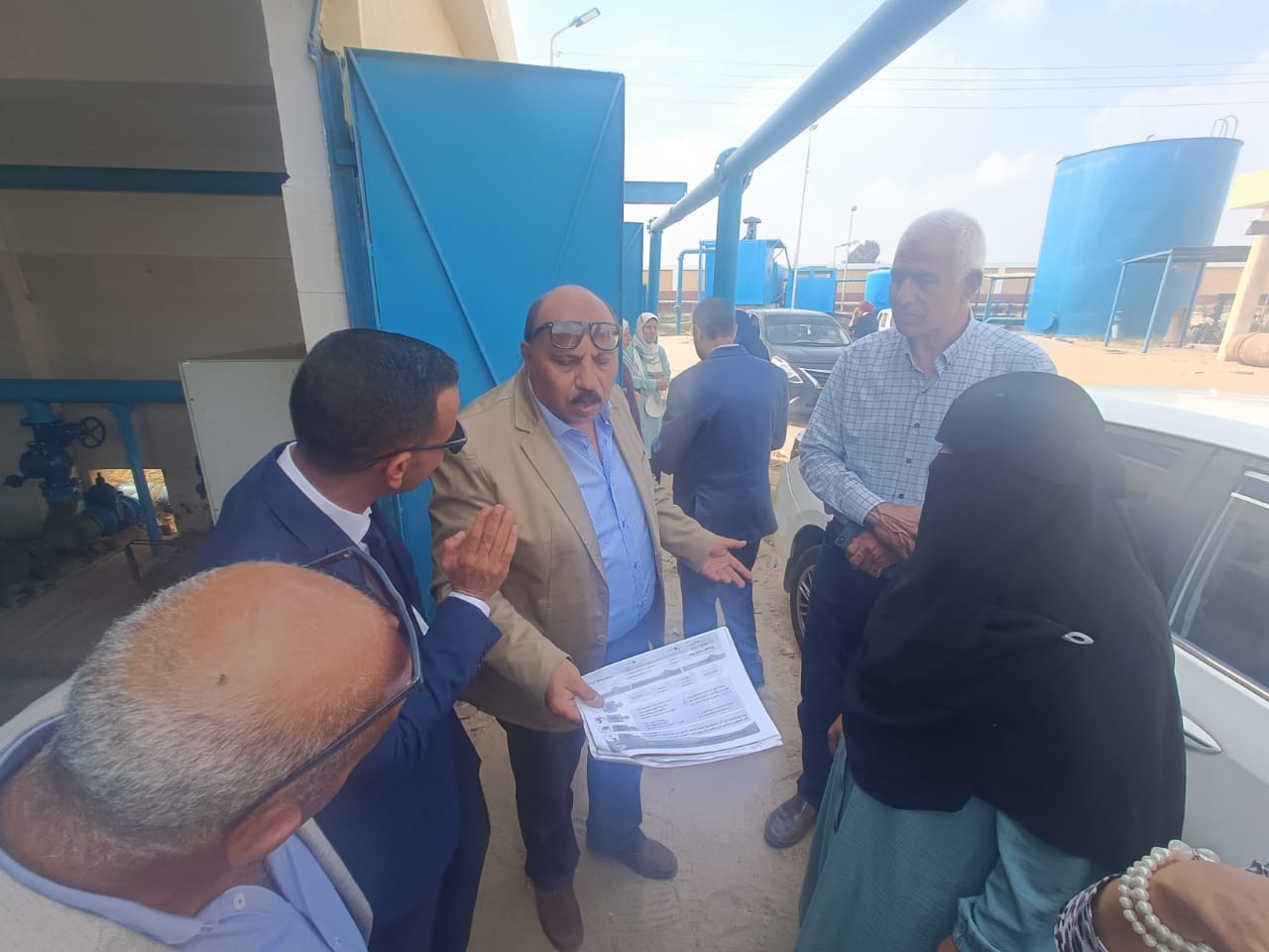 جانب من تفقد رئيس شركة القناة لمياه الشرب والصرف الصحى لمجمع مياه القصاصين (9) جانب من تفقد رئيس شركة القناة لمياه الشرب والصرف الصحى لمجمع مياه القصاصين (9)