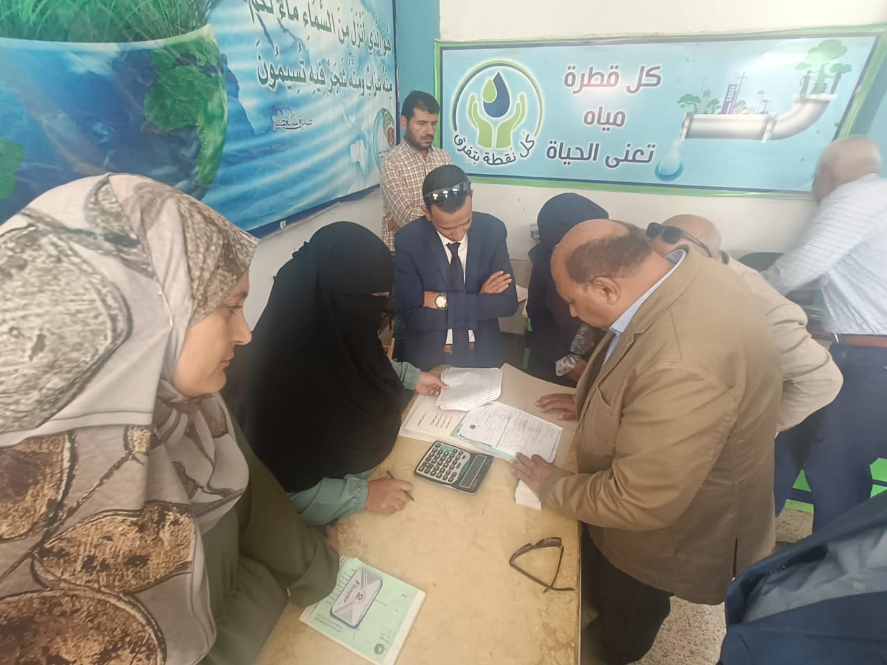جانب من تفقد رئيس شركة القناة لمياه الشرب والصرف الصحى لمجمع مياه القصاصين (8) جانب من تفقد رئيس شركة القناة لمياه الشرب والصرف الصحى لمجمع مياه القصاصين (8)