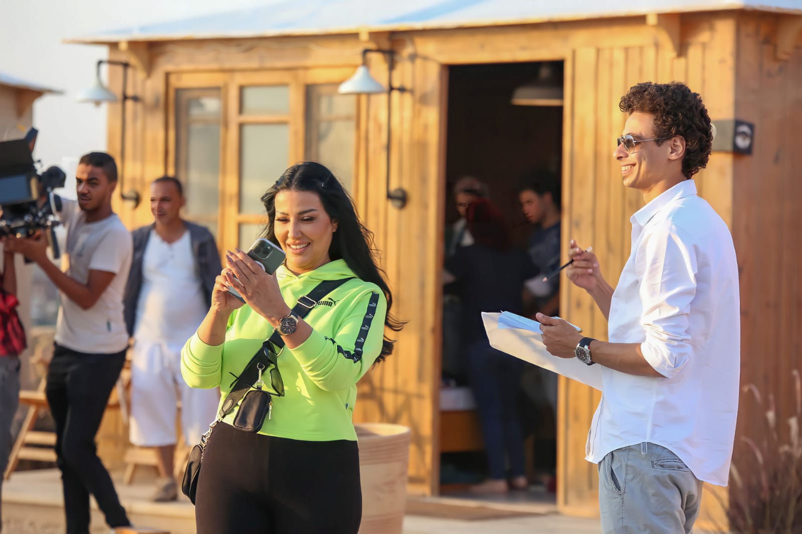 سمية الخشاب فى كواليس مسلسل ارواح خفية سمية الخشاب فى كواليس مسلسل ارواح خفية