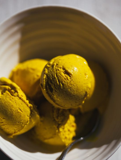 آيس كريم بنكهة الكاري