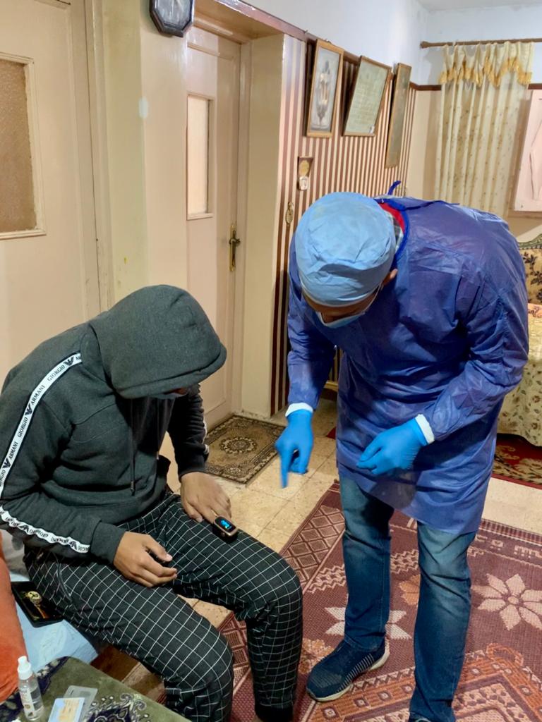 جانب من متابعة الحالات جانب من متابعة الحالات