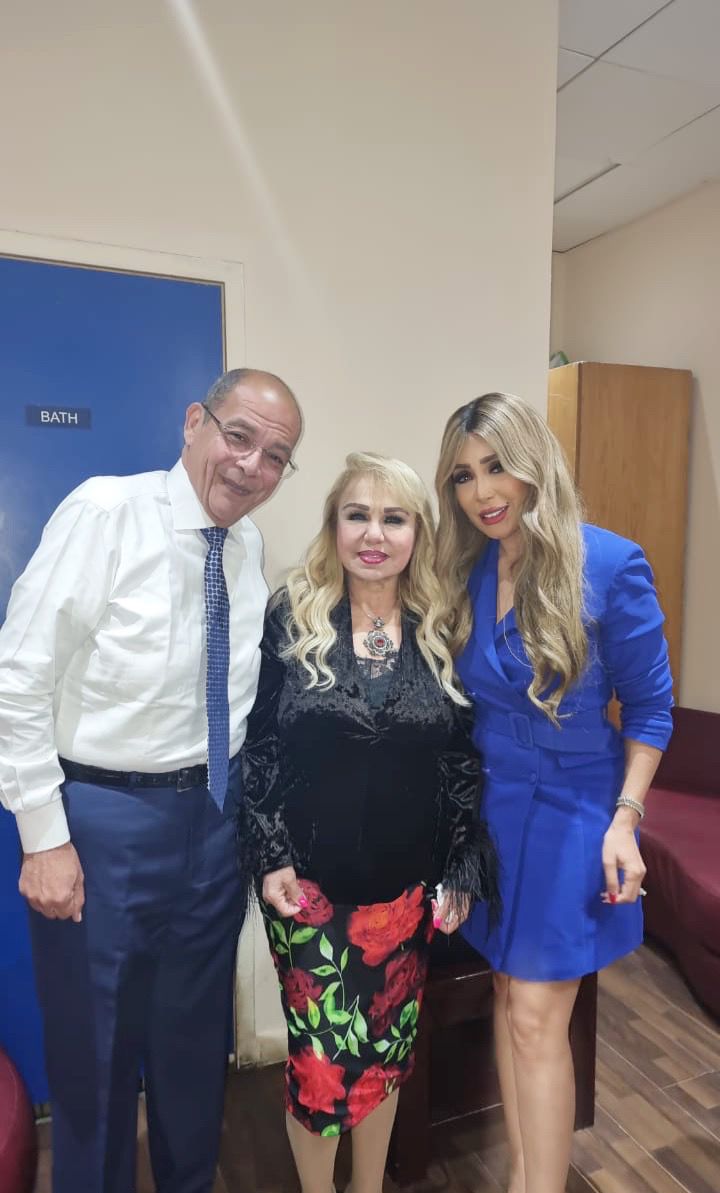 سهير شلبى مع ايمان ابو طالب ومحمد مصطفى شردى سهير شلبى مع ايمان ابو طالب ومحمد مصطفى شردى