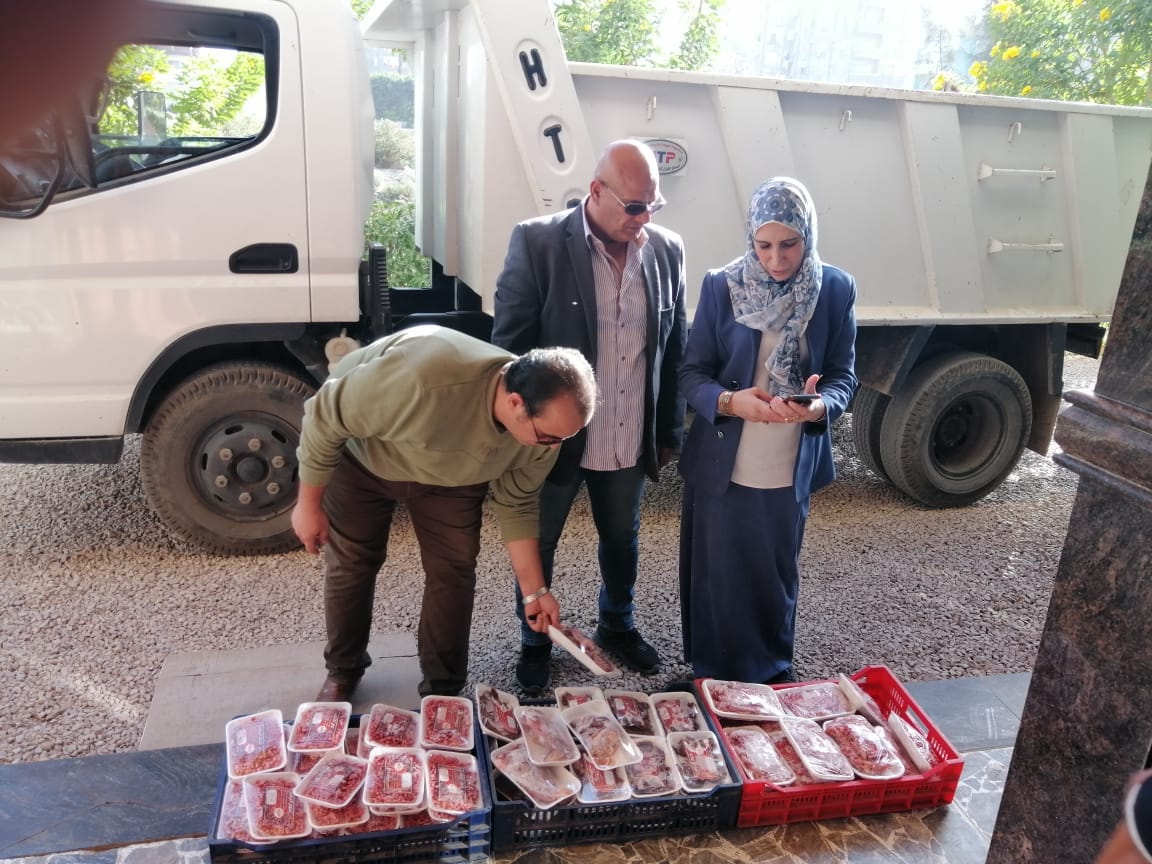 اللحوم المجمة المضبوطة بمطوبس اللحوم المجمة المضبوطة بمطوبس
