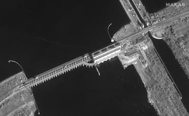 سد كاخوفكا ونهر دنيبرو جنوب أوكرانيا (فرانس برس)