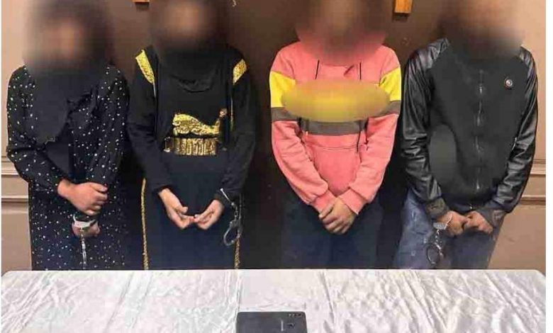 المتهمين والمضبوطات