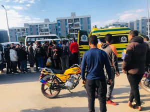 جانب من الحادث 