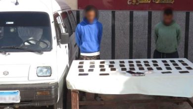 أحد المتهمين والمضبوطات