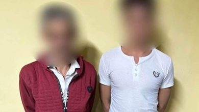 المتهمين فرد الأمن ونجله