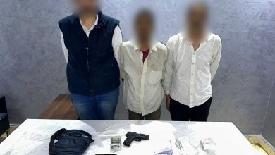 المتهمين والمضبوطات