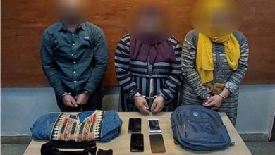 المتهمين والمضبوطات