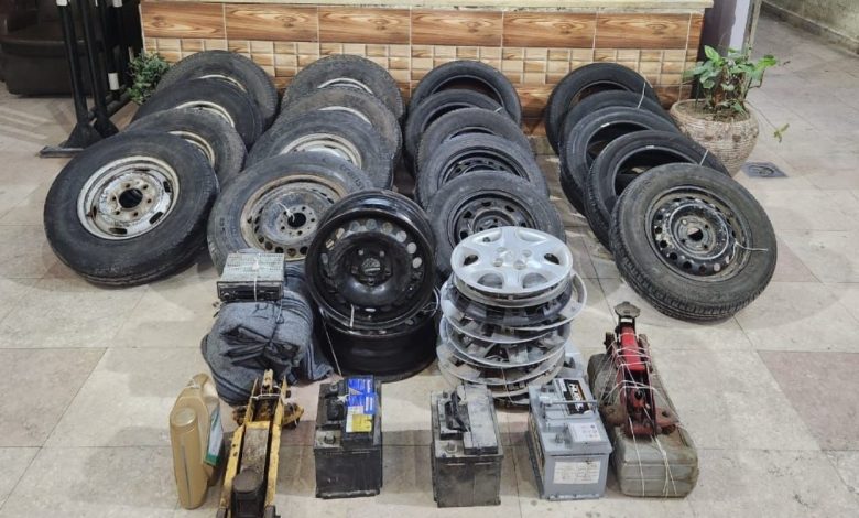 جانب من المضبوطات