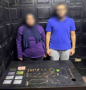 المتهمين والمضبوطات