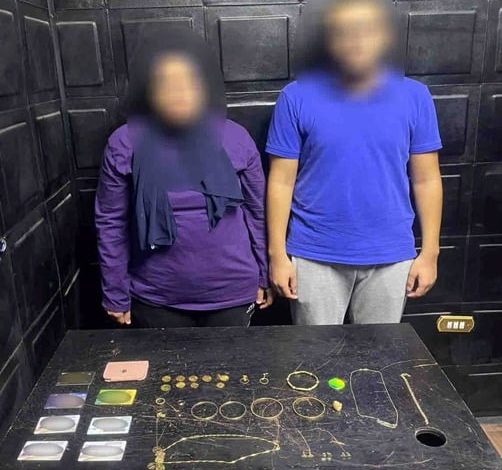 المتهمين والمضبوطات