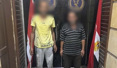 المتهمين والمضبوطات