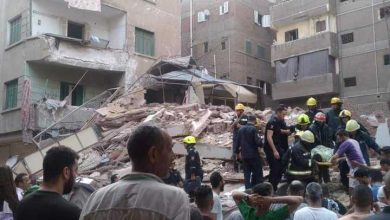 عقار حدائق القبة المنهار