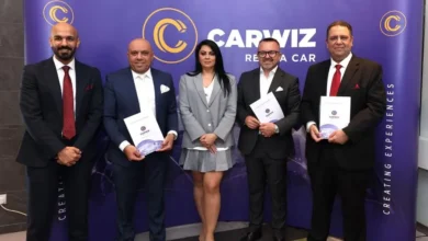 لقطة تذكارية عقب تم توقيع عقد الشراكة الأكبر في تاريخ الشركتين